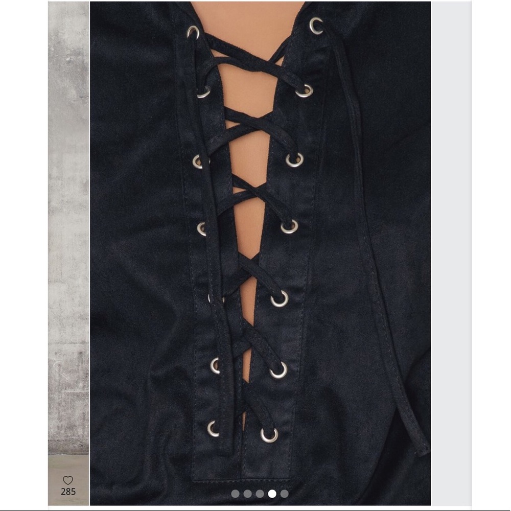 Suede Lacing Shirt - Picture 4 of 5